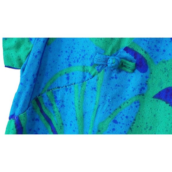 Vintage 60's Hawaiian Dress Liberty House by Sydney Polynesian Aloha Maxi Cheong - Picture 3 of 10